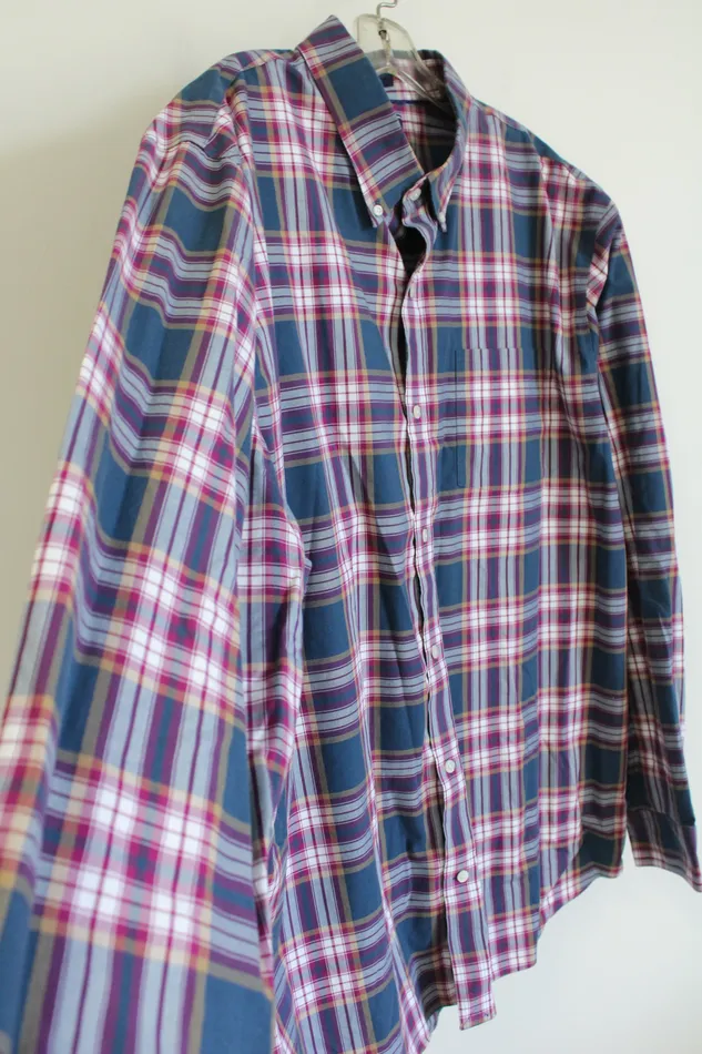 Lands End Traditional Fit Multi Colored Plaid Long Sleeved Button Down Shirt XXL Lands End Earrings Lands End Traditional Fit Multi Colored Plaid Long Sleeved Button Down Shirt XXL Lands End Earrings