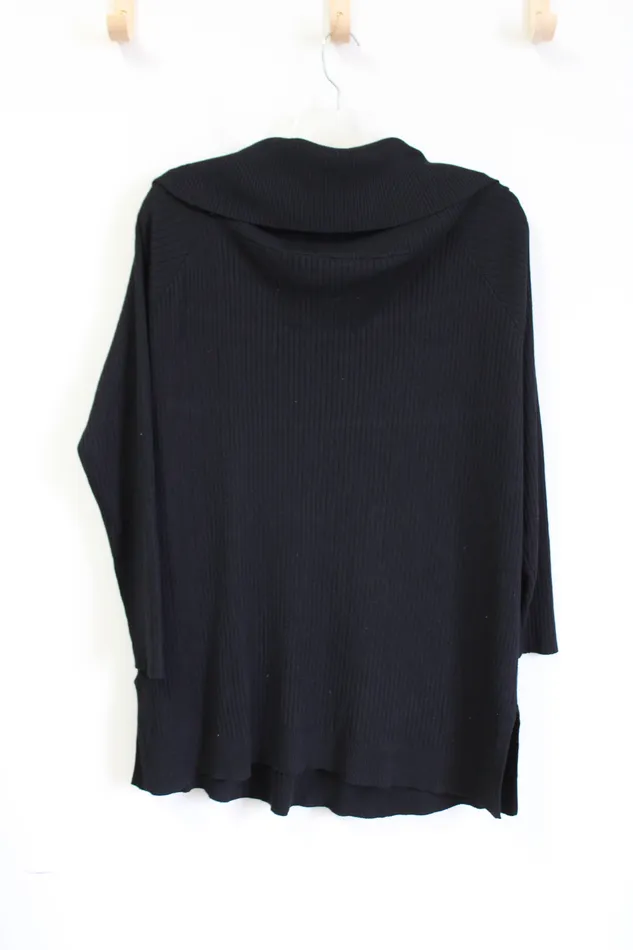 Lane Bryant Rings Lane Bryant Black Rib Sweater 2224