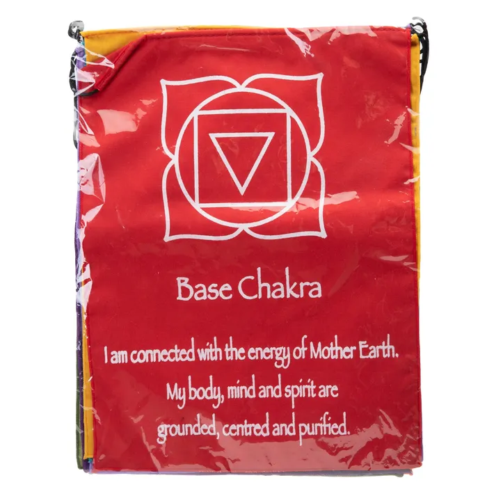 Large Chakra Prayer Flags DharmaCrafts Earrings