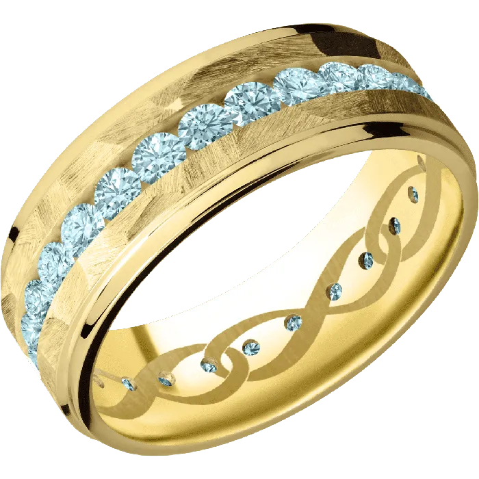 Lashbrook PreStyled Sets 18K Yellow Gold Rock Polish Finish