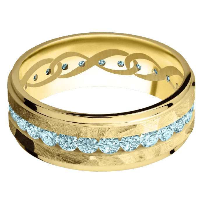 Lashbrook PreStyled Sets 18K Yellow Gold Rock Polish Finish
