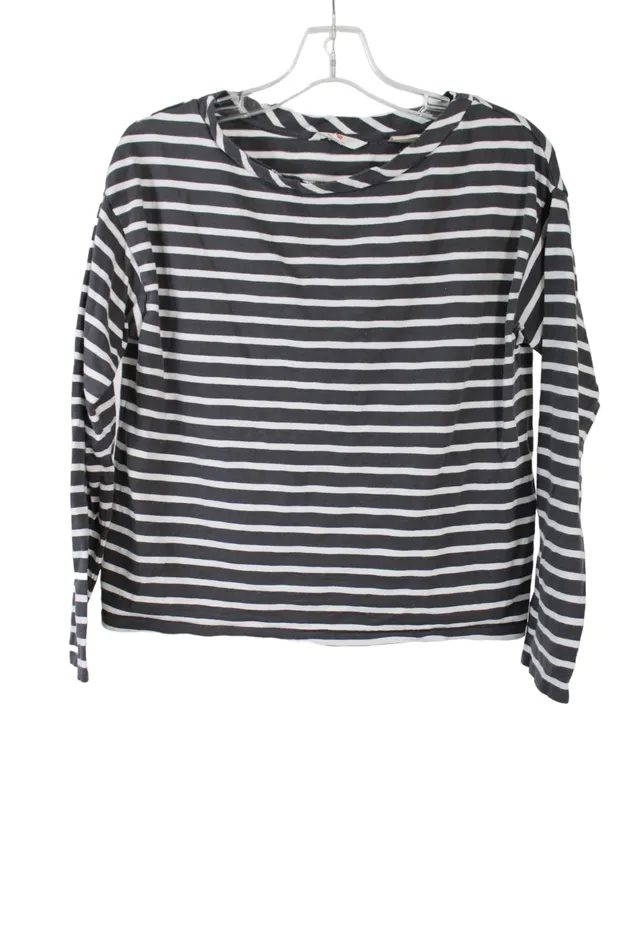 Levis Earrings Levis Gray Striped Long Sleeved Shirt S