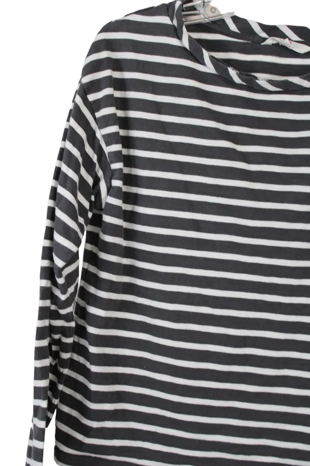 Levis Earrings Levis Gray Striped Long Sleeved Shirt S