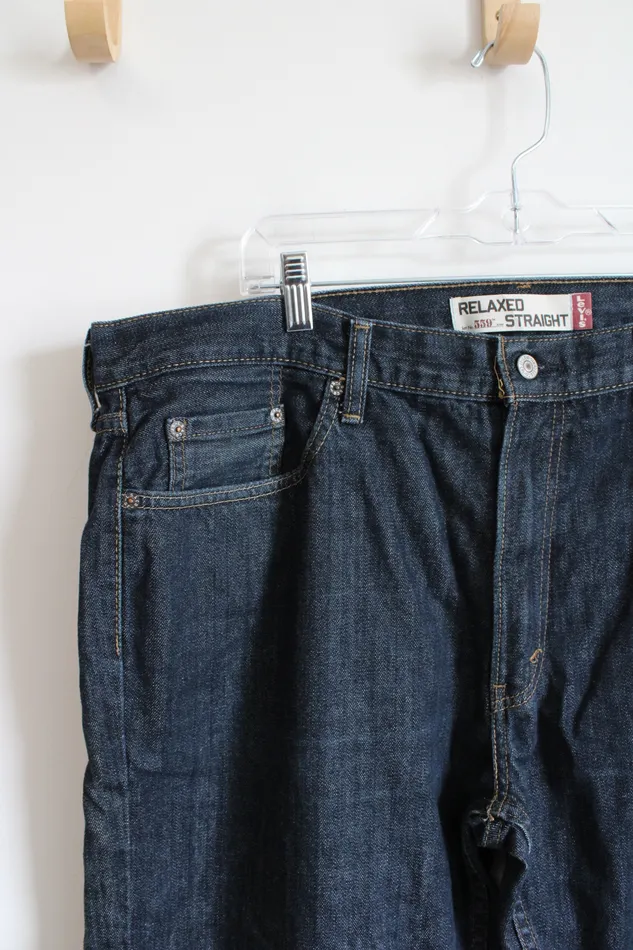 Levis Relaxed Fit Straight 559 Dark Wash Jeans 40X32 Levis Earrings