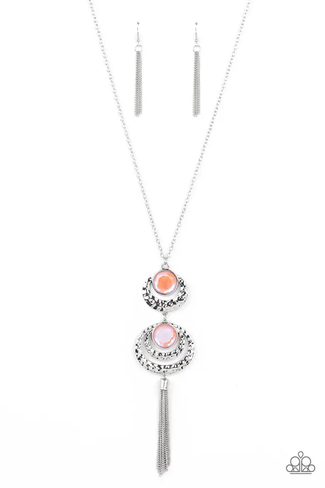 Limitless Luster Orange Paparazzi Accessories Earrings