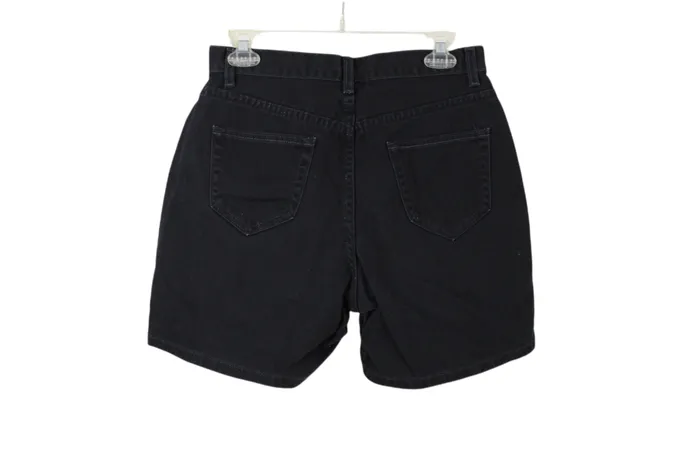 Liz Claiborne Classic Fit Black Mom Shorts 10 Petite Liz Claiborne Rings