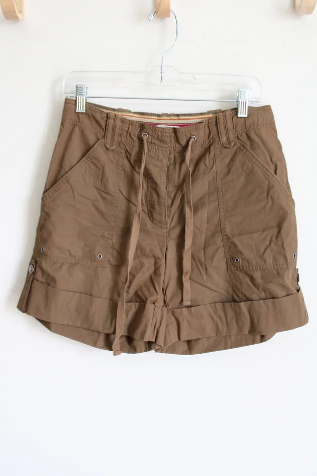 Liz Claiborne Earrings Liz Claiborne High Rise Brown Cargo Shorts 8