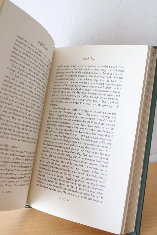 Lord Jim By Joseph Conrad Franklin Library Edition Jubilee Thrift Earrings