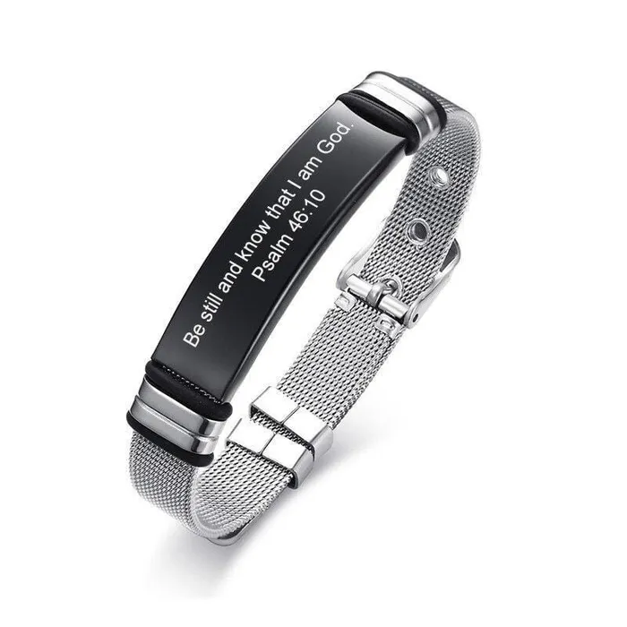 Lords Guidance Bracelets Bible Verse Bracelet br Psalm 4610