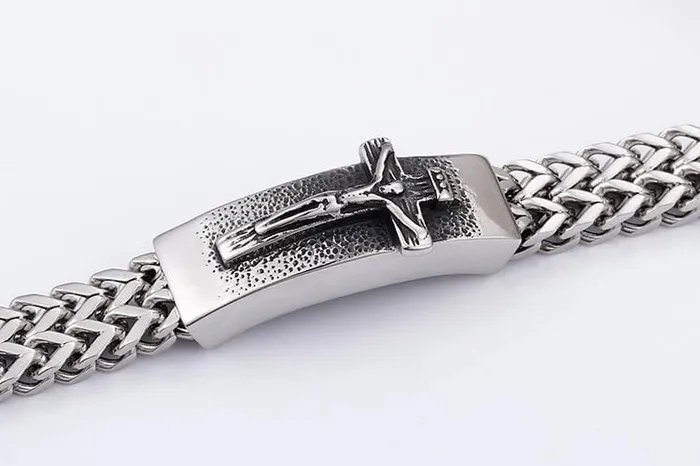 Lords Guidance Bracelets Mens Cross Bracelet br Jesus Christ