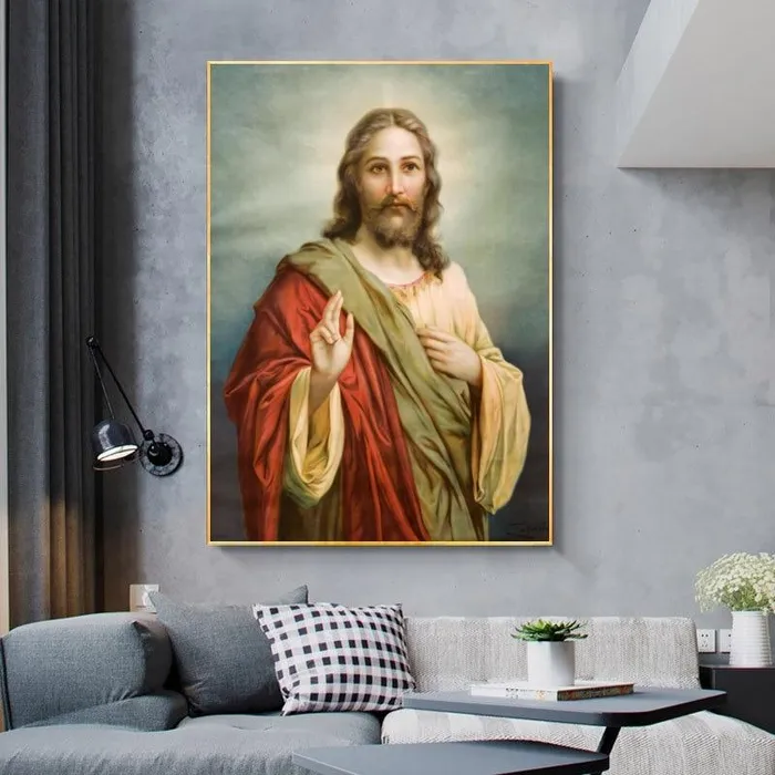 Lords Guidance Earrings Christian Canvas Art br Blessing