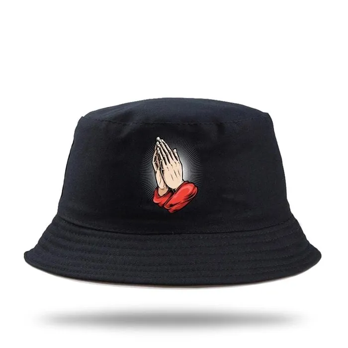 Lords Guidance Earrings Christian Hat br Prayer Hands