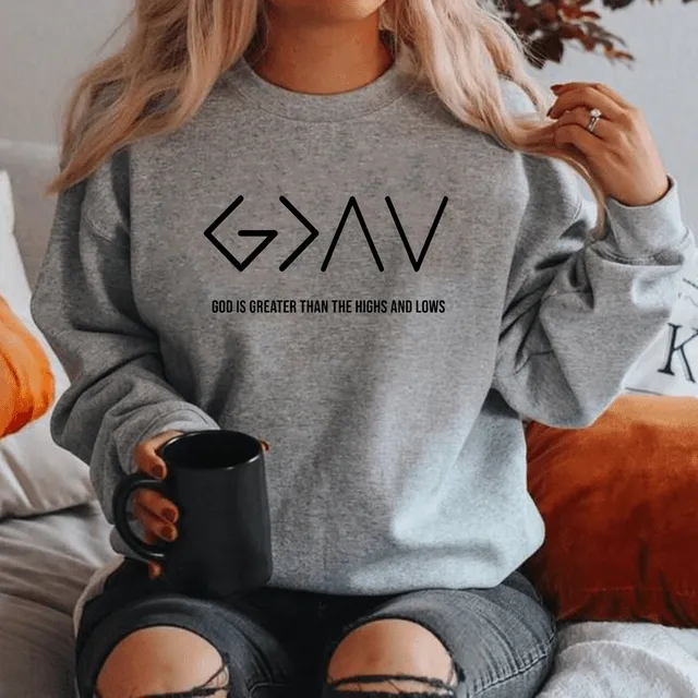 Lords Guidance Necklaces Highs and Lows Sweatshirt