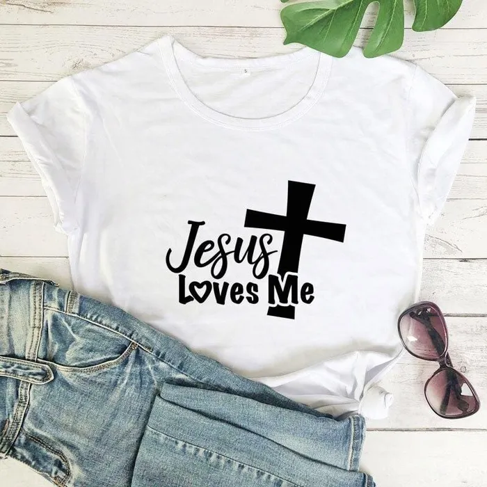 Lords Guidance Rings Christian TShirt br Jesus Loves Me