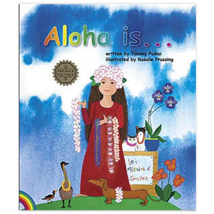 MADDENCORP Earrings Aloha Is Illustrated Young Childrens Hawaiian Culture Book