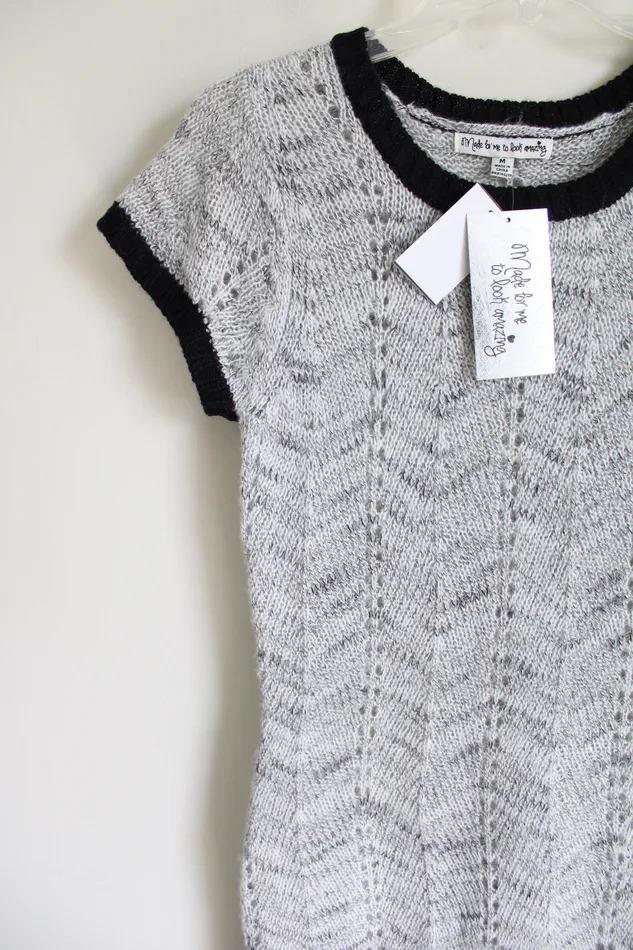 Made For Me To Look Amazing Earrings NEW Made For Me To Look Amazing Gray Knit Dress M