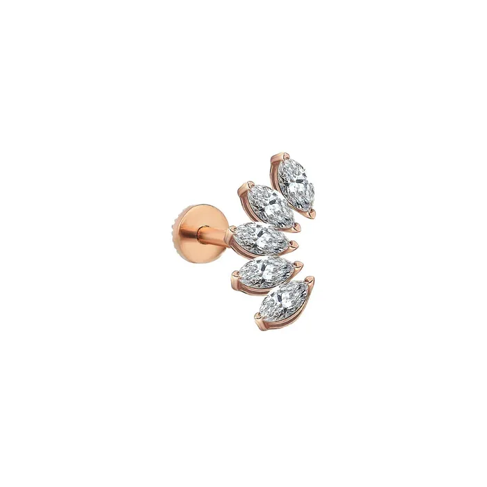Marquise Allure Piercing Kismet by Milka Earrings