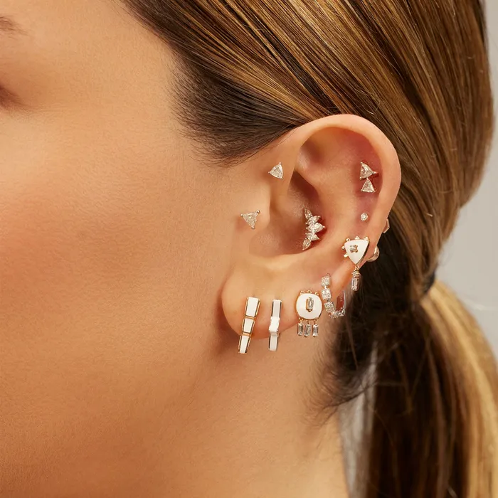 Marquise Allure Piercing Kismet by Milka Earrings