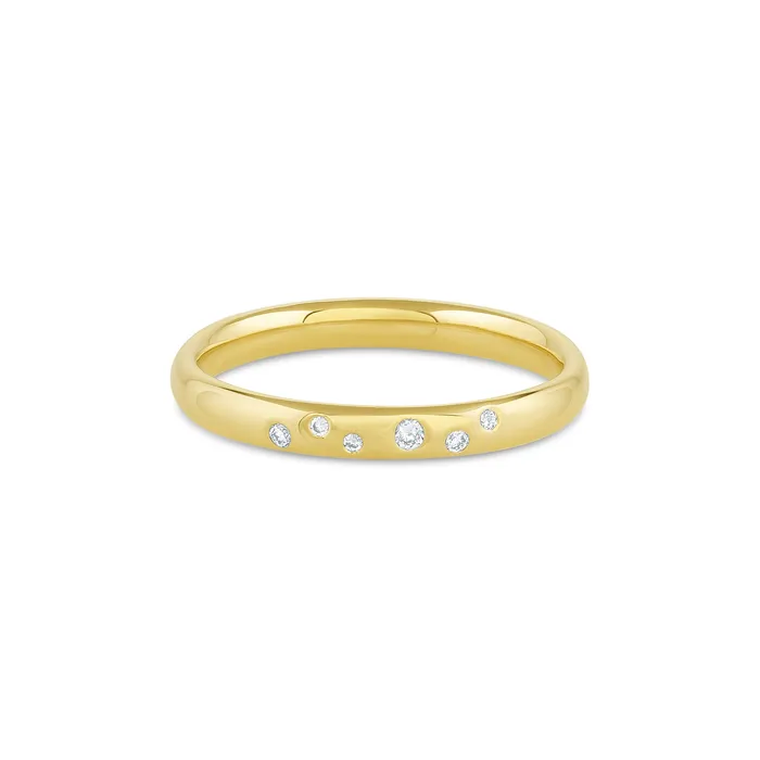 Midnight Band 25mm Lab Grown Consider Bridal Rings