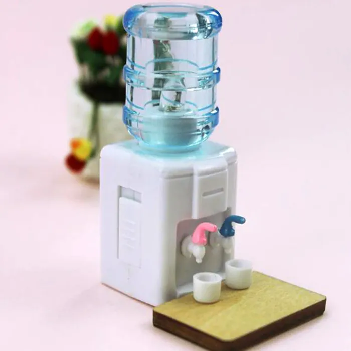 Miniature Water Dispenser with two cups 112 Dollhouse Accessory Miniatures by NC Rings