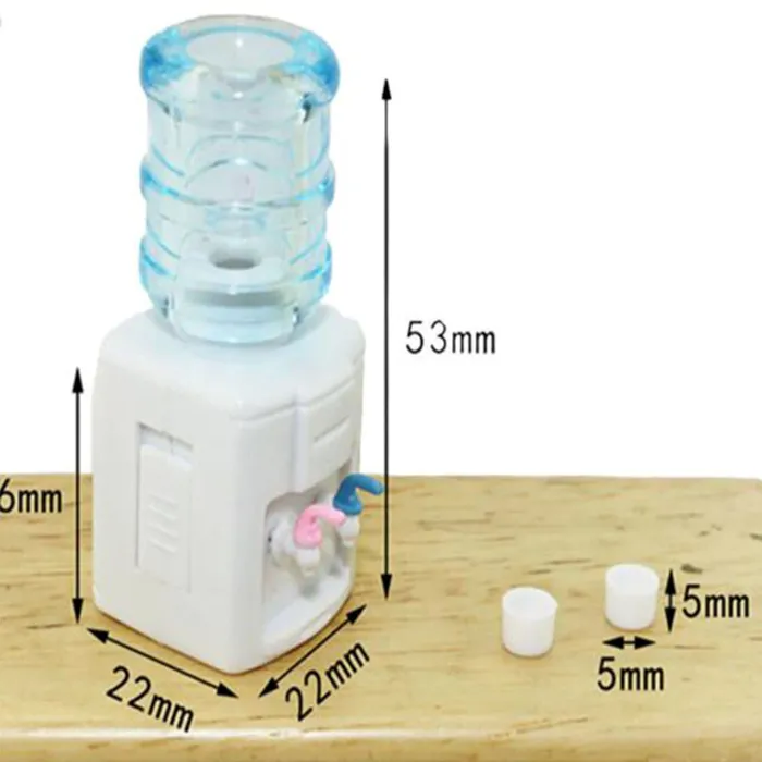 Miniature Water Dispenser with two cups 112 Dollhouse Accessory Miniatures by NC Rings