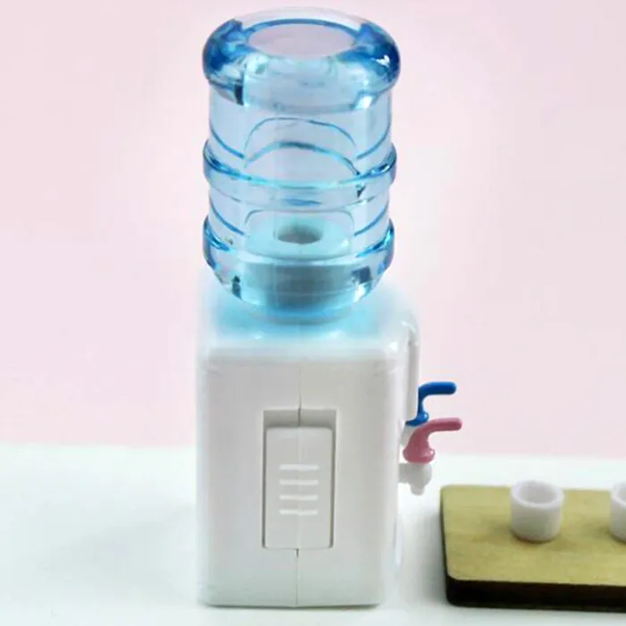 Miniature Water Dispenser with two cups 112 Dollhouse Accessory Miniatures by NC Rings