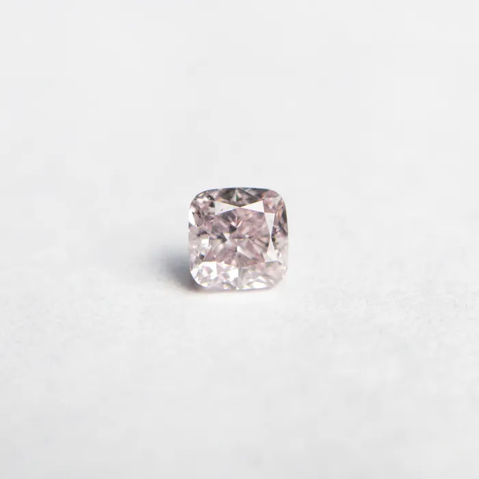Misfit Diamonds Earrings 026ct 342x337x243mm GIA SI1 Fancy Purplish Pink Cushion Brilliant 2410201 Misfit Diamonds Earrings 026ct 342x337x243mm GIA SI1 Fancy Purplish Pink Cushion Brilliant 2410201