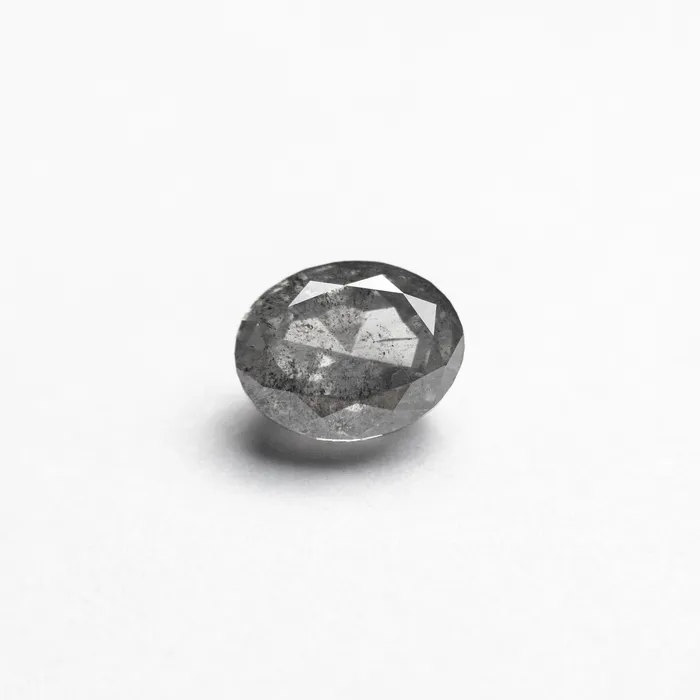 Misfit Diamonds Rings Salt and Pepper Double Cut Diamond 095ct Oval