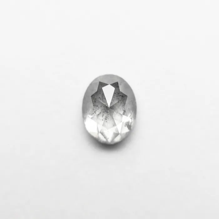 Misfit Diamonds Rings Salt and Pepper Double Cut Diamond 095ct Oval
