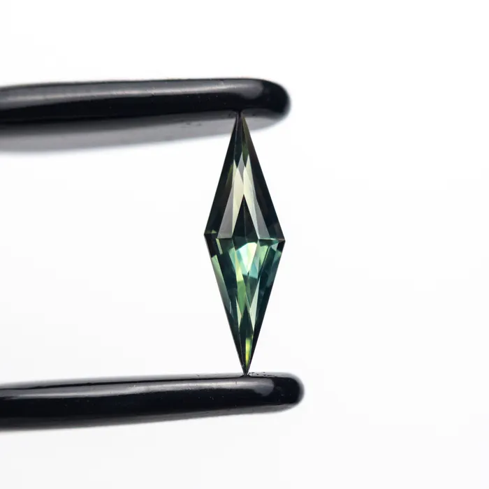 Misfit Gems 033ct 1006x306x224mm Lozenge Step Cut Sapphire 2519610 Rings
