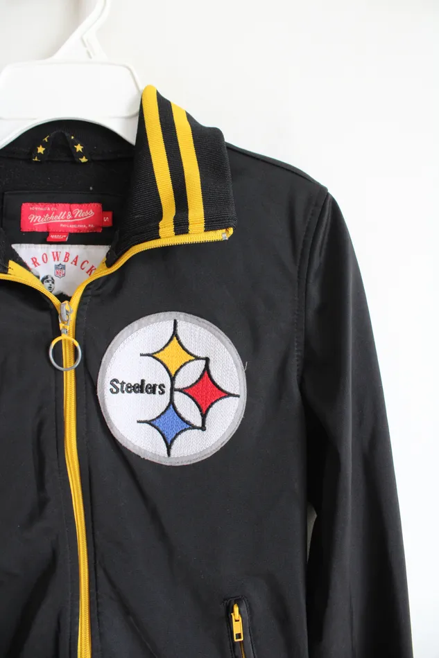 Mitchell Ness Mitchell Ness Pittsburgh Steelers Track Jacket Youth S 8 Earrings