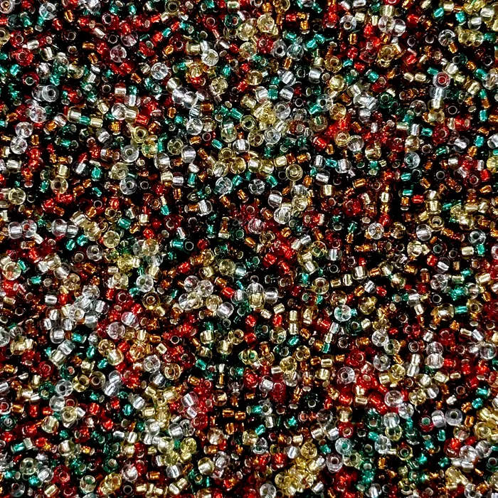 Miyuki Seed Beads 110 Golden Holiday Sparkle Mix 10Gr PackNEW Peppy Beads Earrings