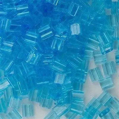 Miyuki Tila Beads TL0148 Light Blue Peppy Beads Necklaces