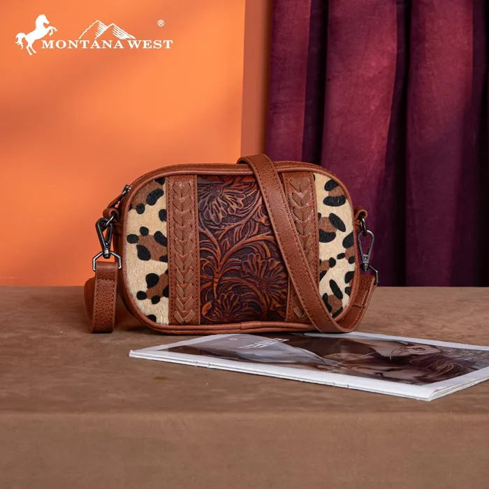 Montana West Tooled Collection Crossbody Leopard MONTANA WEST Earrings
