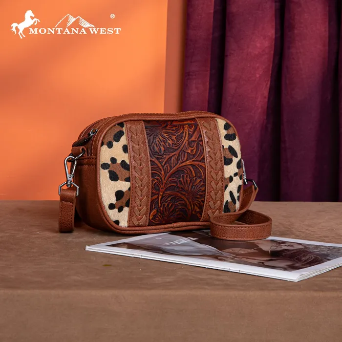 Montana West Tooled Collection Crossbody Leopard MONTANA WEST Earrings