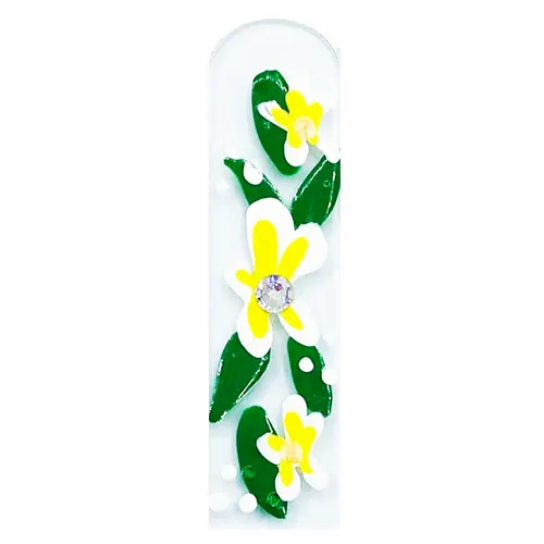 Necklaces 95SUNNY 95 and Sunny Plumeria Crystal Glass Nail File Never Wears Out