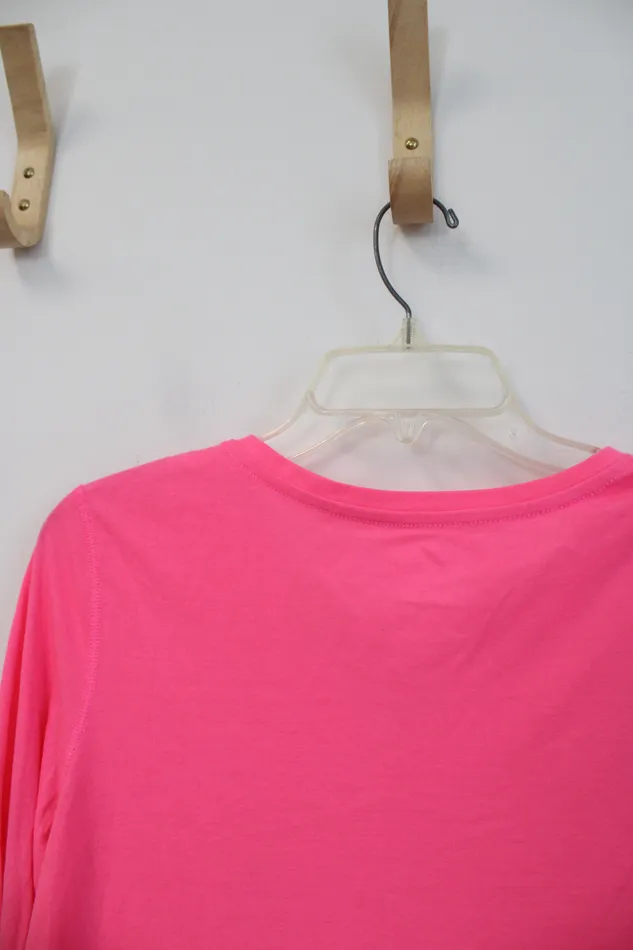 Necklaces Danskin Now NEW Danskin Now Hot Pink SemiFitted Long Sleeved Top M