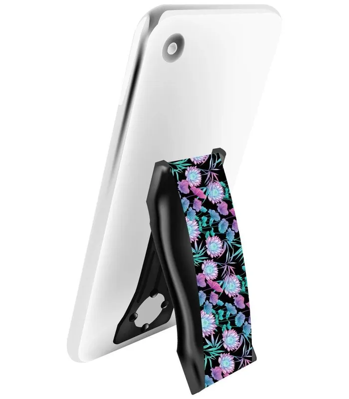 Necklaces DMDLOVEHANDLE LoveHandle PRO Phone Kickstand and Strap Neon Flowers