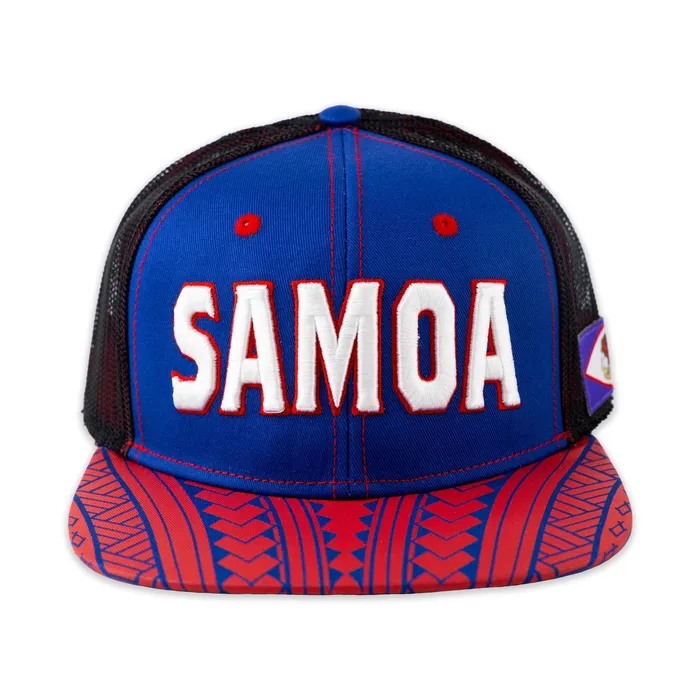 Necklaces GREATMOUNTAINWE Flat Visor Samoa Ball Cap with Mesh Back Royal and Red Necklaces GREATMOUNTAINWE Flat Visor Samoa Ball Cap with Mesh Back Royal and Red
