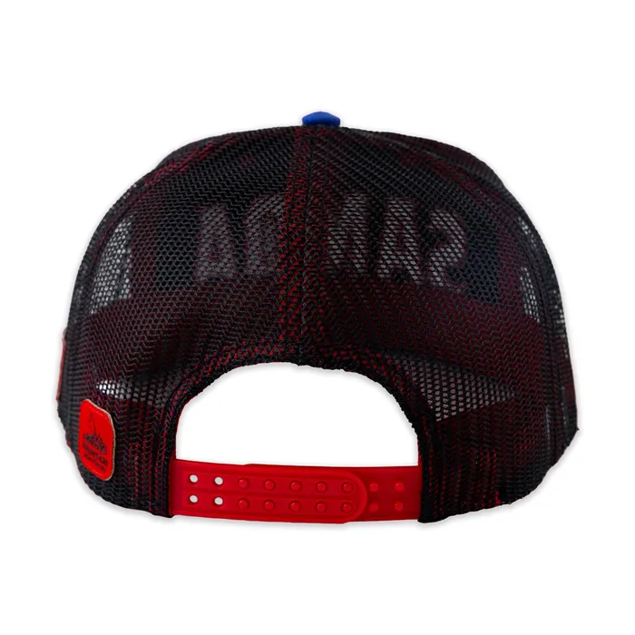 Necklaces GREATMOUNTAINWE Flat Visor Samoa Ball Cap with Mesh Back Royal and Red