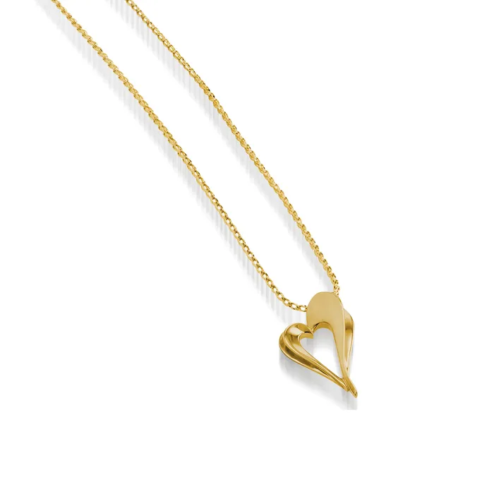 Necklaces John Atencio Adore Petite Heart Medallion Pendant
