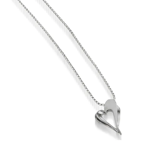 Necklaces John Atencio Adore Petite Heart Medallion Pendant