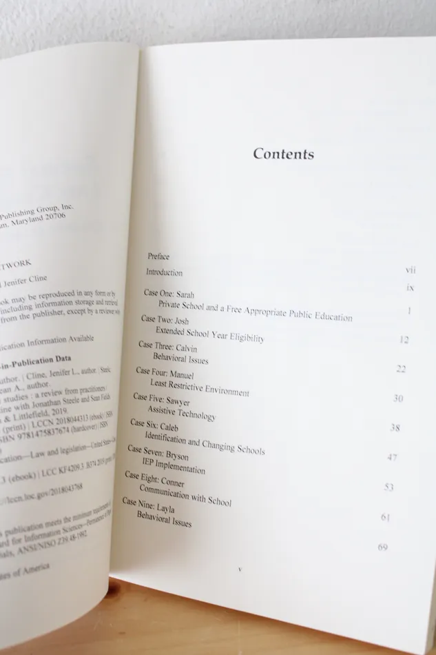 Necklaces Jubilee Thrift Special Education Law Case Studies A Review From Practitioners By David Bateman And Jenifer Cline
