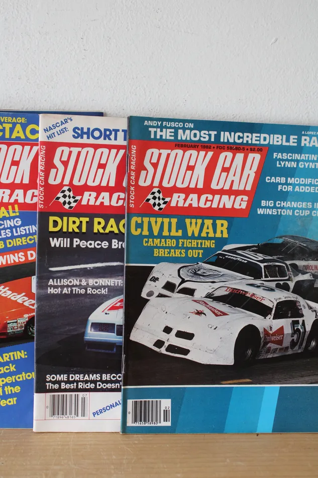 Necklaces Jubilee Thrift Vintage Stock Car Racing Magazines Lot Of 5