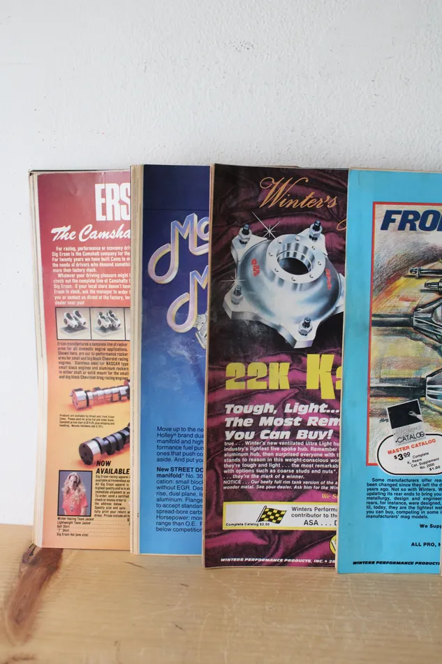 Necklaces Jubilee Thrift Vintage Stock Car Racing Magazines Lot Of 5