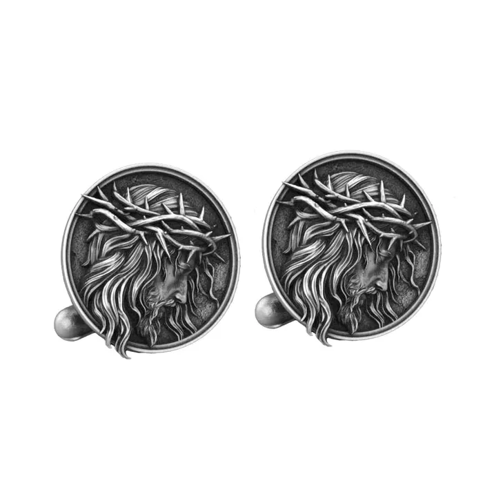Necklaces Lords Guidance Jesus Crown of Thorns Cufflinks