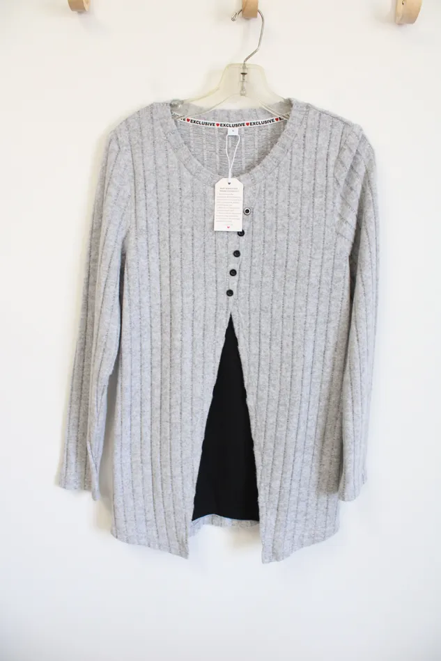 Necklaces Made With Heart Made With Heart Gray Top S