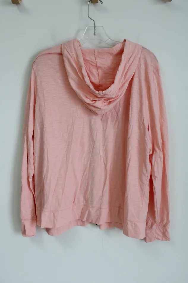 Necklaces Old Navy Old Navy Light Pink Zip Up Hoodie XXL