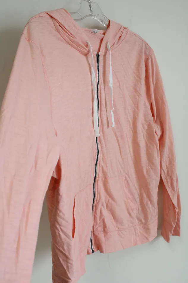 Necklaces Old Navy Old Navy Light Pink Zip Up Hoodie XXL