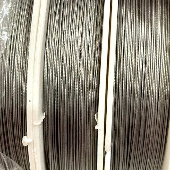 Necklaces Peppy Beads 100m Reel of 038mm Silver Color Tiger Tail Wire for Jewelry Making Necklaces Peppy Beads 100m Reel of 038mm Silver Color Tiger Tail Wire for Jewelry Making